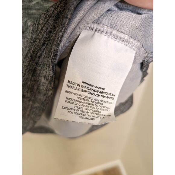 Nike Men's Hoodie Sweatshirt Pullover Size 2XL Heather Gray Cowl Neck. - Picture 4 of 6